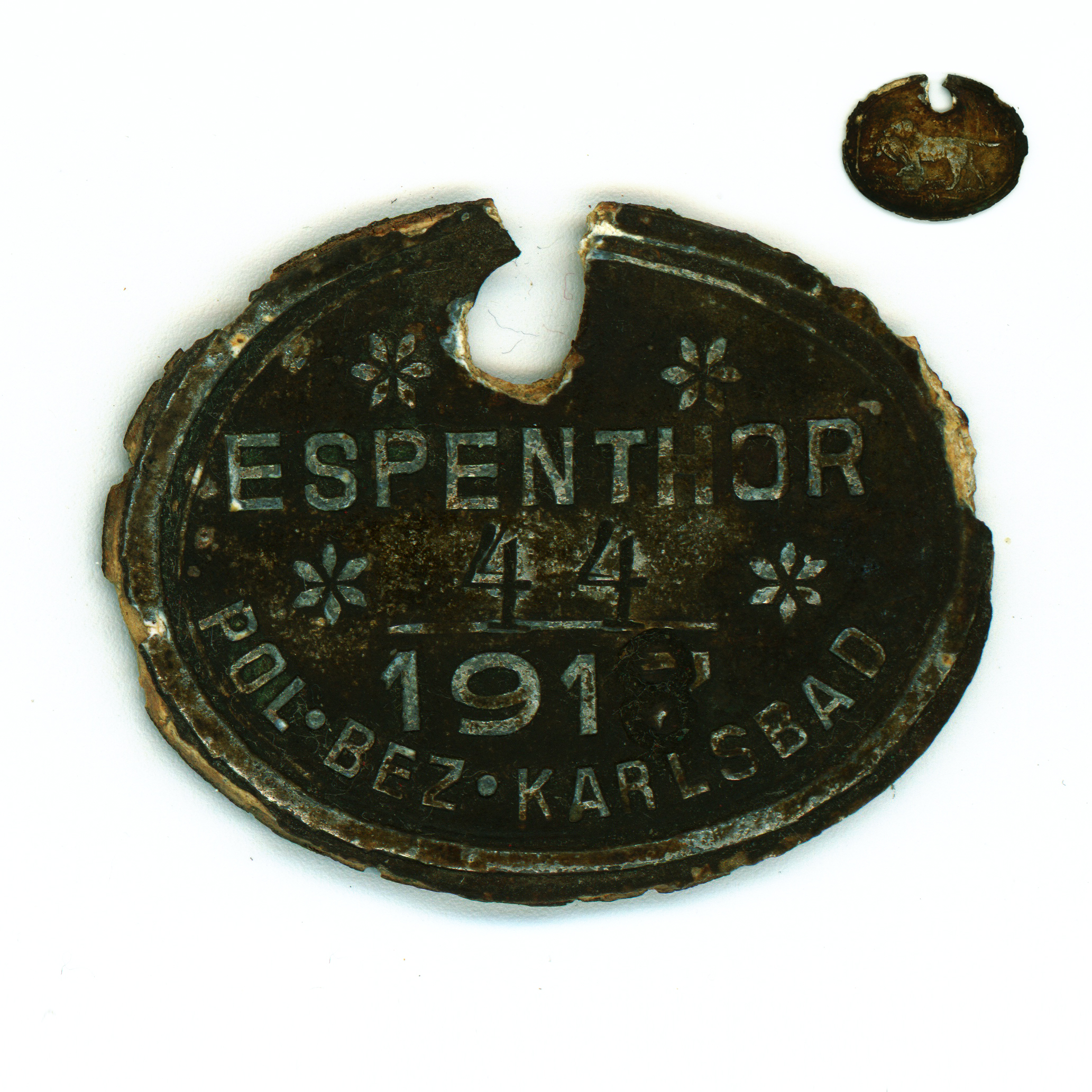 Známka_ESPENTOR_10_1918