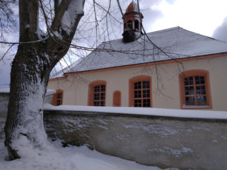 Kostel sv. Kateřiny Olšová Vrata - zima